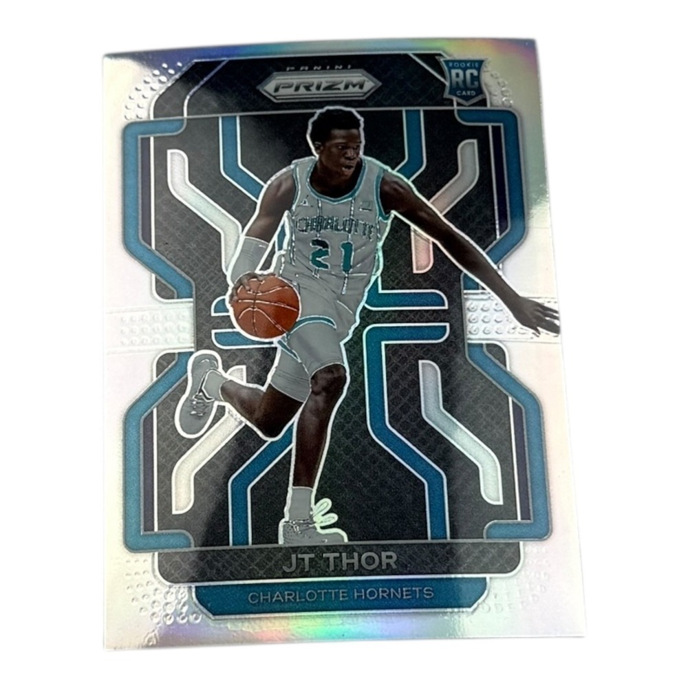 JT Thor 2021 22 Panini Prizm Rookie Card Charlotte Hornets Basketball‎